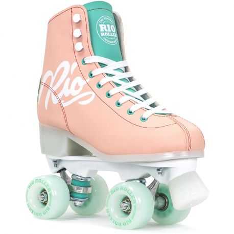 Rio Roller Script (Peach Green) 38.0