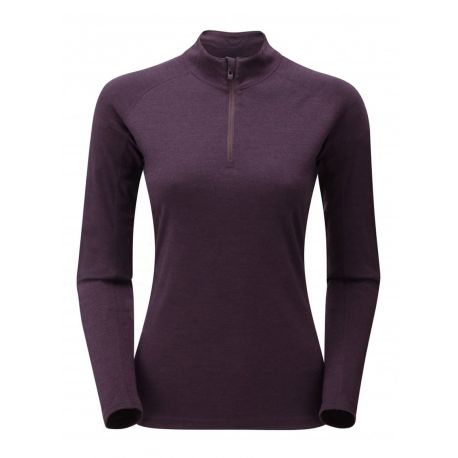 MONTANE Female Primino 220 Zip Neck L/S