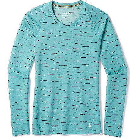 Smartwool Wm's Merino 150 Baselayer Print Long Sleeve