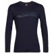 Icebreaker 200 Oasis LS Crewe Ski Stripes Men