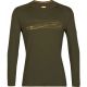 Icebreaker 200 Oasis LS Crewe Ski Stripes Men