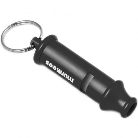 Munkees Munkees 3392 брелок-свисток Police Whistle Alu black