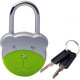 Munkees Munkees 3602 брелок-замок Padlock-Bear green