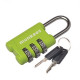 Munkees Munkees 3604 брелок-замок Combi Lock 1 lime