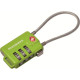 Munkees Munkees 3609 брелок-замок TSA Cable Combi Lock lime