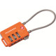 Munkees Munkees 3609 брелок-замок TSA Cable Combi Lock orange