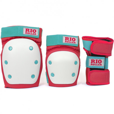 Rio Roller Rio Roller защита набор Triple Pad Set red-mint L