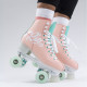 Rio Roller Script (Peach Green) 35.5