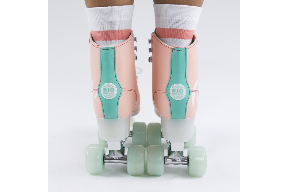 Rio Roller Script Peach Green 35.5